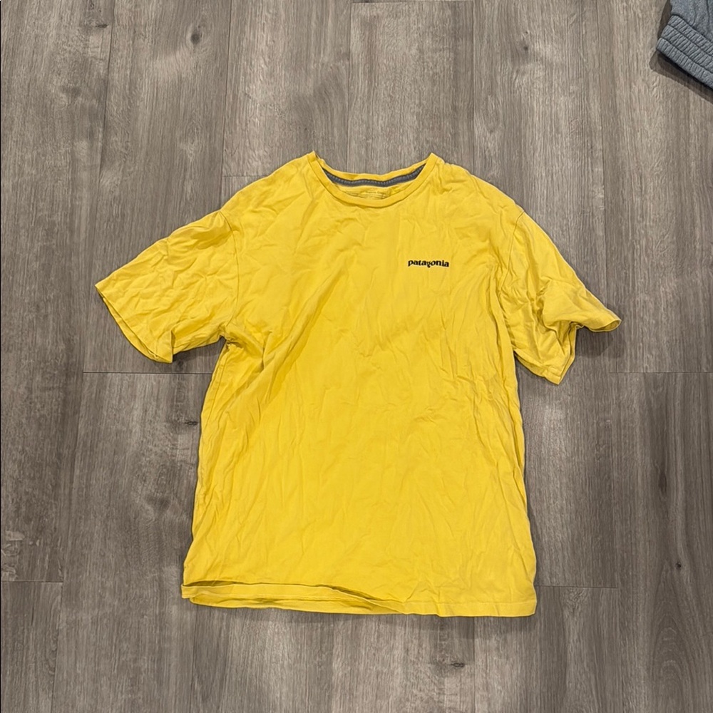 Patagonia Yellow Short Sleeve Tee